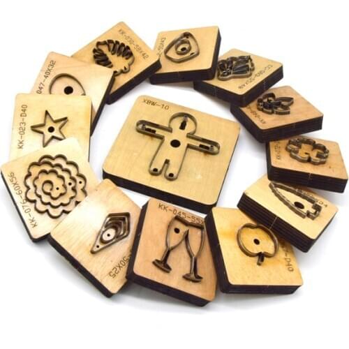 Custom Die Cutter Knife Mould Acrylic Molds Wooden Molds Laser Carving Cutting Blades Hand Punch Tools Leather Paper SMVAUON