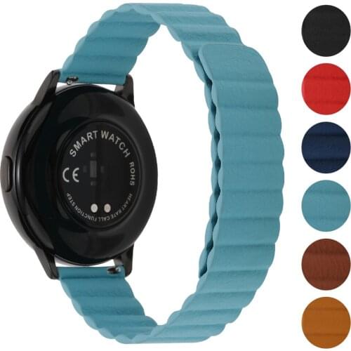 Magnetic Buckle Watchband for HUAWEI WATCH 3 3Pro Band for Huwei GT 2 42/46mm GT2 Pro Leather Loop Wrist Strap Bracele 20/22mm