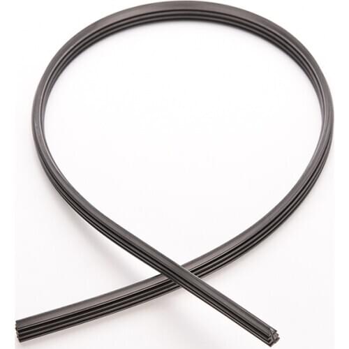 Windshield Wiper Rubber 2 Pair 6mm 26'' /24'' Blade Universal Bracketless Frameless Auto Car Bus Wash Refill Soft Replacement