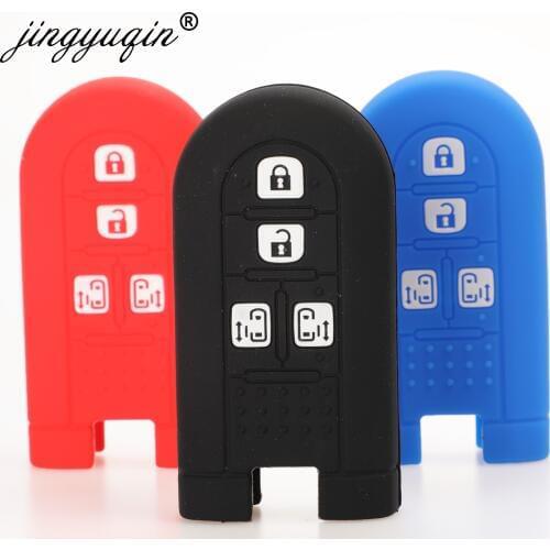 Jingyuqin Silicone Key Fob Case Cover for TOYOTA TANK Rush Alphard Fit daihatsu LA600S LA610S LA150S MOVE K Car MPV Remote