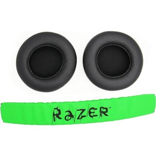 Replacement Headband Cushion Pad With Ear Pads Cushions Cover For Razer Kraken 7.1 Pro Gaming Headphones Headsets