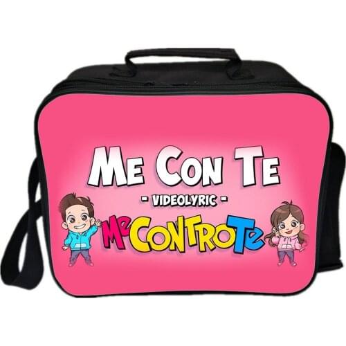 Me contro Te Lunch Bag Student School Cartoon Food Box Boys Girls Travel Picnic Bags Portable Thermal Food Bag Fashion Mochila
