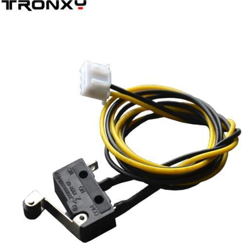 Tronxy 3D printer part limit switch KW11-3Z roller lever Endstop for 3d PRINTER with wiring COM and NO ac 5A 250V 20*10*6mm size