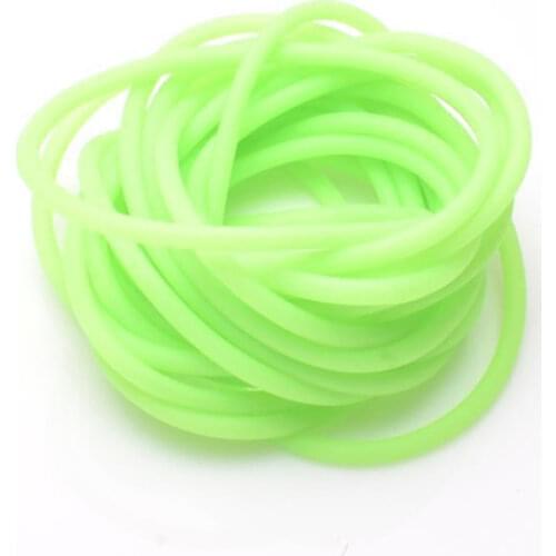 2m/lot fluorescent fish lure tube fishing strand anti-winding fishing line tube sea fishing fresh fishing tackle