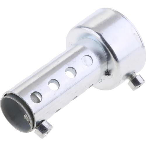 3 x Exhaust Muffler Round Removable Silencer 3 inch Metal Fit for Motorcycle Exhaust Pipes (Baffle O.D. 42mm,45mm,48mm)