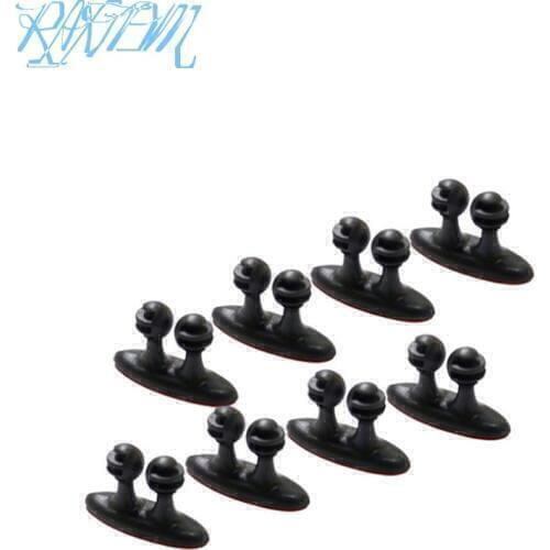 8PCS Car Charger Line Clamp Clamp Headphone/USB Cable Car Clip For Skoda Rapid Octavia A2 A5 RS A7 Yeti Fabia Scout kodiaq