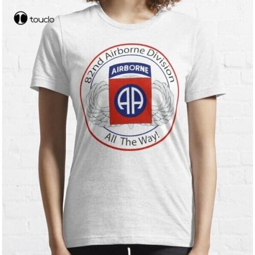 82Nd Airborne All The Way T-Shirt Tee Shirt Women Graphic Tshirt