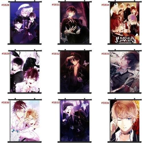 DIABOLIK LOVERS Anime manga wall Poster Scroll
