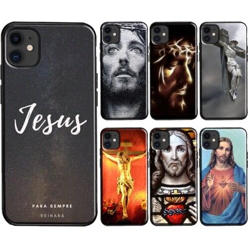 God Jesus Christ Christian Case For iPhone 12 mini 11 Pro Max XR X XS Max 6S 7 8 Plus SE 2020 TPU Cover Shell