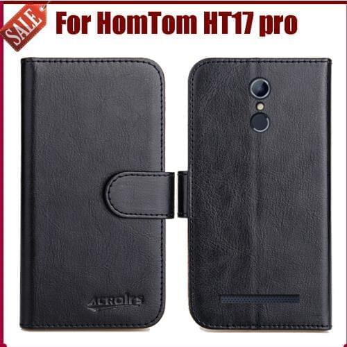 HomTom HT17 pro Case New Arrival 6 Colors High Quality Flip Leather Exclusive Protective Cover For HomTom HT17 pro Case