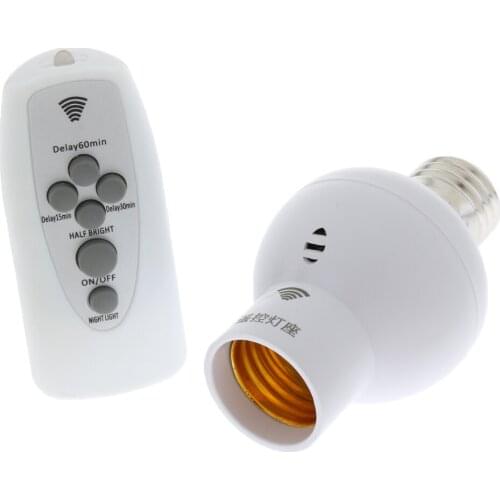 Numeric Remote Control Lamp Holder E27 Wireless Lamp Holder Cap Switch A