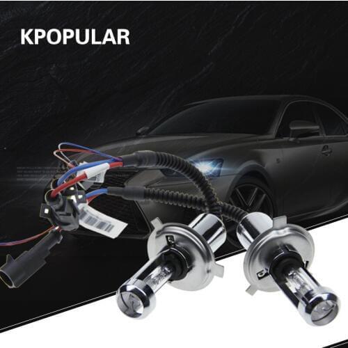 H4 Xenon Light Set Car H4 Xenon Bulb Car Headlight Fog Light Day Trip Light Bulb Xenon Set 12V 55W HID High Quality