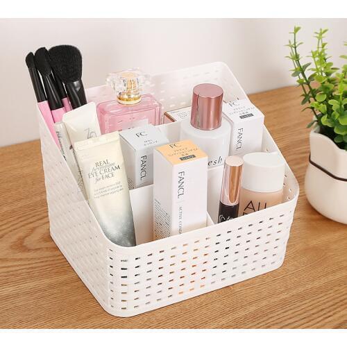Makeup Organizer Box For Cosmetics Desk Office Storage Skincare Case Lipstick Case Sundries Jewelry Organizer Box
