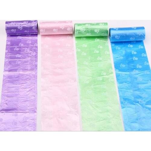 Dog poop bag 20 rolls Garbage Bags For Cat Pets Waste Collection Bag Outdoor Cleaning Poop Bags Supplies