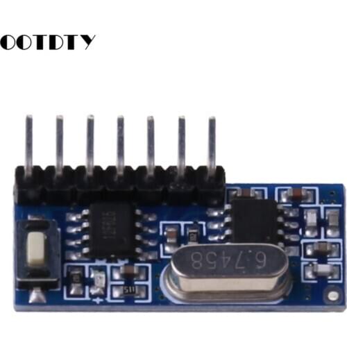 433 MHz RF Code Learning Receiver Module 1527 Wireless Decoder 4 Output Channel For Remote Control