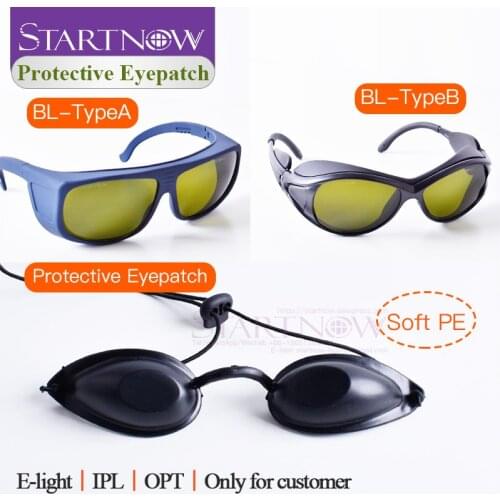 Laser Glasses 190nm-2000nm IPL Hair Removal Safety Eyepiece IPL SHR OPT Soft PE Eye Mask Protective Eyepatches Laser Goggles