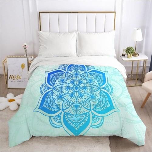 Customize 3D Duvet Cover with Zipper Comforter/Quilt/Blanket Cover 155x220 140x200 Bohemia Bedding Drop ship