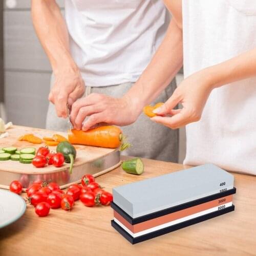 Complete Knife Sharpening Stone Set 400/1000 Grit Water Stone 3000/8000 Grit Water Stone Best Whetstone Knife Sharpener Flatt