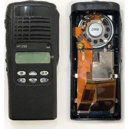 Walkie Replacement Housing Case Kit For MOTOROLA HT1250 Radio with Speaker & LCD MIC