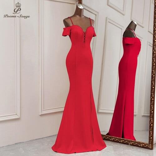 Sexy Evening dresses Mermaid prom dress 2021 robe de soiree de mariage Bridesmaid dress vestido de fiesta de boda