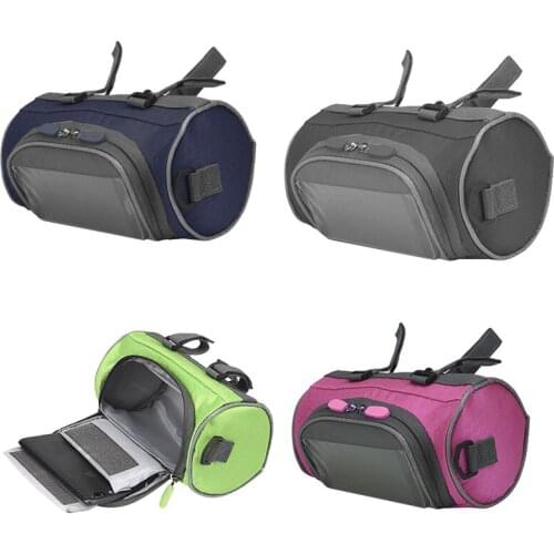 Outdoor Bicycle Handlebar Bag Mountain Bike Press Screen Mobile Phone Head Bag Outdoor 5L Multifunctional Portable Waterproof Ba