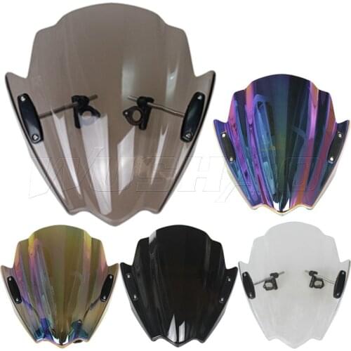 Motorcycle Street Bike Windshield WindScreen For Suzuki GSR600 GSR400 GSR 400 600