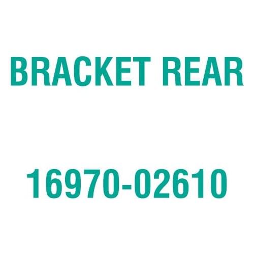 For Kubota 16970-02610 BRACKET REAR