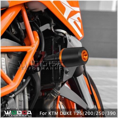 Frame Slider Crash Protector Falling Protection For 2013-2021 KTM Duke390 2017-2021 DUKE250 2012-2021 DUKE200 All years Duke125