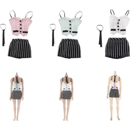 12inch Women Action Figure Vest Skirt Suit Outfits DIY for PH UD LD Figure