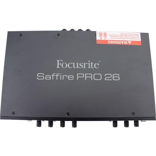 Original Focusrite Saffire Pro 26 Sound Card 1394 FireWire Audio Interface Recording Studio Band Recording Sound Card