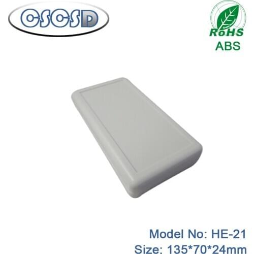 1pcs/lot 135*70*24mm design plastic handheld enclosure custom handheld enclosure with battery case handheld plastic enclosure