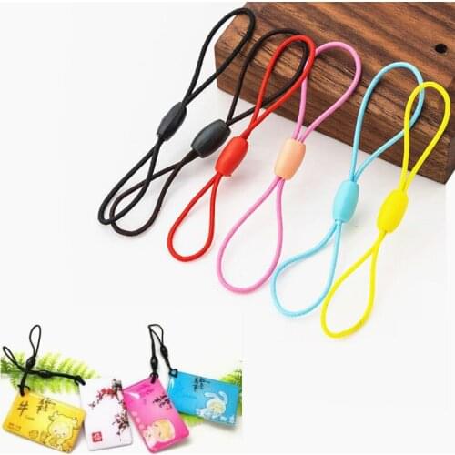 10-100 Pcs Diy Handmade Accessories Eight-character Elastic Rope Color Elastic Rope Small Jewelry Pendant Rope Mobile Phone Rope