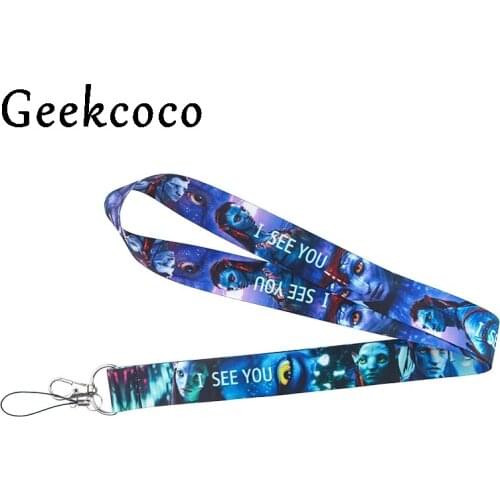 10pcs/lot Classic Movie lanyard for key mobile phone strap necklace card holders webbing ribbon keychain keyring hang rope J0807