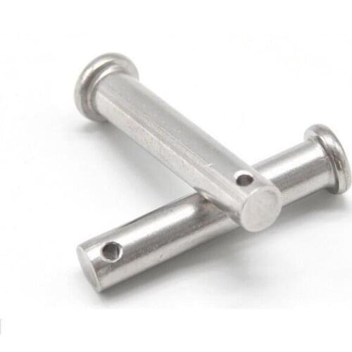 2pcs M14 Stainless Steel 304 Cylindrical With holes Pin Locating Dowel 45-80mm length