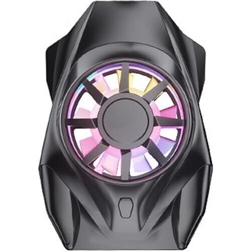 2020 HOT! Cell Phone Cooler Mobile Phone Radiator Colorful USB Powered Cooling Fan Compatible for iPhone Android Smartphones