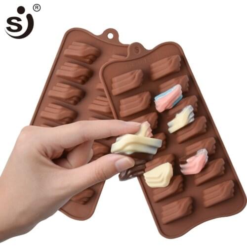 SJ 3d Cake Decorations Tool Silicone Molds Chocolate Molds Candy Bar Cake Mold Jelly Pudding Baking DIY Mousse