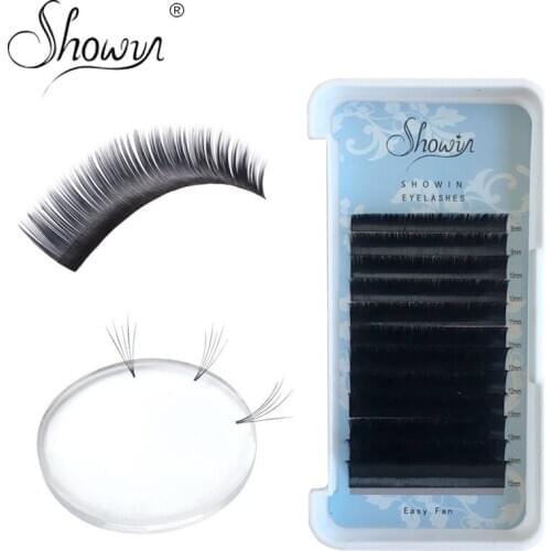5Case 0.05/0.07 Eyelashes 3D Mink Lashes Natural Extension Easyfan Lashes Individual Eyelash Extension Makeup Cilia Professional