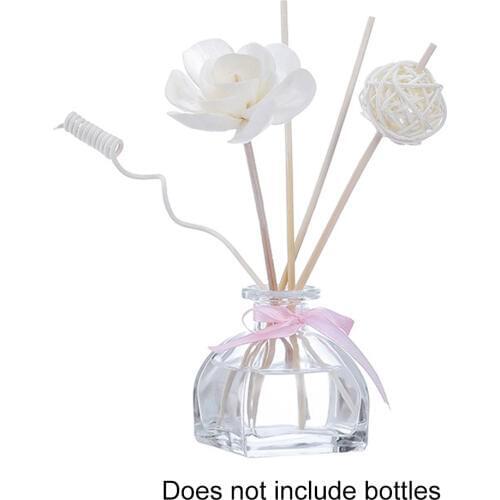 Aromatherapy Portable Home Fragrances Office Bathroom Hotel Spa No Fire Rattan Sticks Scent DIY Purifying Air Aroma Diffuser Set