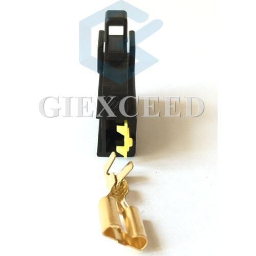 2 Sets 1 Pin 7123-4123-30 Automotive Connector Auto Horn Socket For Toyota Camry Highlander Corolla