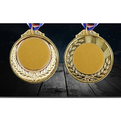 Free Shipping 20pcs/lot sublimation blank Metal MEDALS for consumables Heat Transfer printing DIY gifts