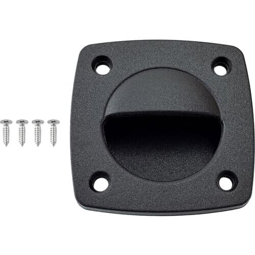 Black Marine Latch Pull, Marine Hatch Deck Pull, Sliding Door, Cabinet, Drawer Flush Pull Handle
