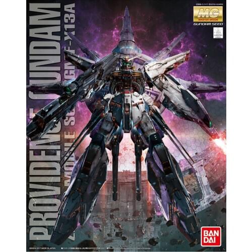 BANDAI GUNDAM MG 1/100 PROVIDENCE GUNDAM MECHANISM ZGMF-X13A Gundam model kids assembled Robot Anime action figure toys