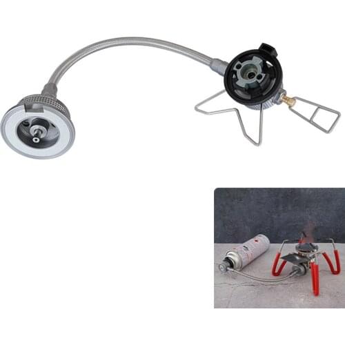 Camping Gas Stove Adapter Hose Magnetic Type Adapter Hose Converter Connector Extend Hose For Camping Cooking Picnic
