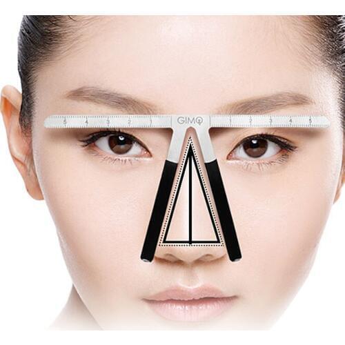 2017 Direct Selling Limited Lace Eyebrows Eyebrow Stencil Tattoo Eyebrow Ruler Balance Permanent 3d Pen Kit Skin Marker Stencil