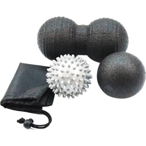 Massage Ball Set Health Peanut Massage Ball Spike Hand Fitness Ball Yoga Myofascial Release Gym Sport Body Massager Roller