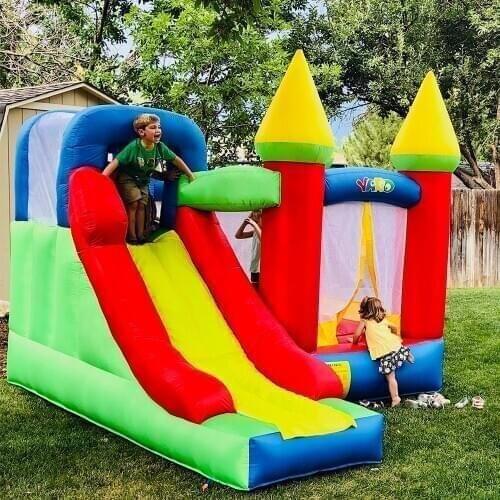 Yard Inflatable Bounce House Castle Jumper Moonwalk Bouncer Kids Jumping Castle Childrens Inflatable Trampoline Best Stay Home