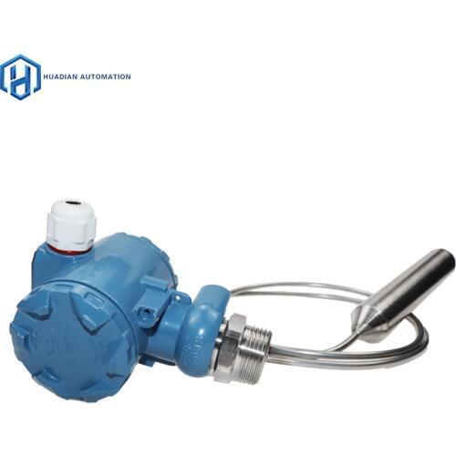 Stainless steel tape armored input level transmitter / 4-20MA oil diesel level sensor / 0 ~ 300C high temperature transmitter