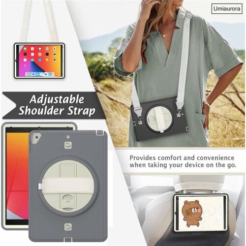 For iPad Air 2 3 4 10.9 2020 Case Heavy Duty Military Kids Shockproof Tablet Cover For IPad Mini 5 6 9.7 2017 2018 7th 8th 10.2