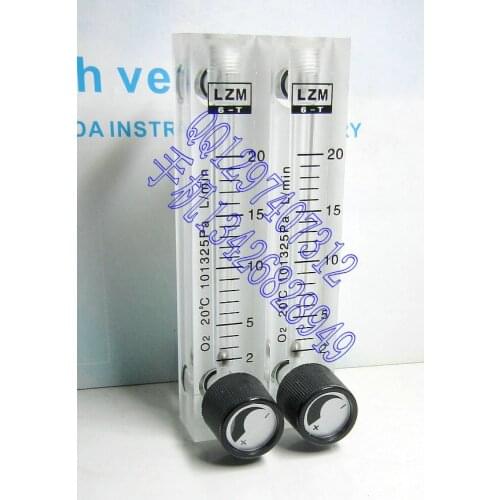 LZM-6T O2 adjustable oxygen flowmeter 2~20L/min quick inserting joint pagoda