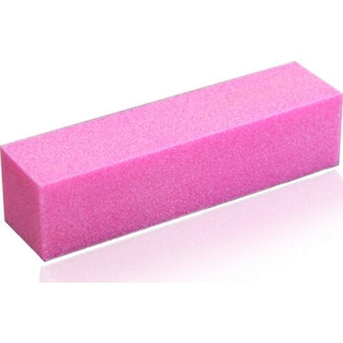Pink Buffer Buffing Sanding Files Block Acrylic Nail Art Tips Pedicure Manicure Care Tool 2Pc